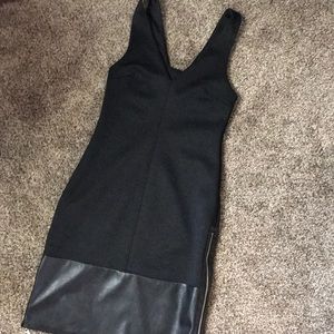 Black zipper dress